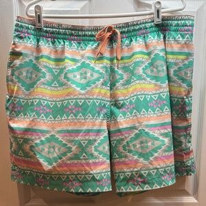 Chubbies Multicolor Geometric Athletic Shorts